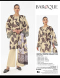 Premium Digital Printed Embroidered 3 Piece Unstitched Suit for Women