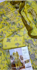 Glamour 3 Piece Printed Lawn Suit – Elegant Summer Design | YC Collection