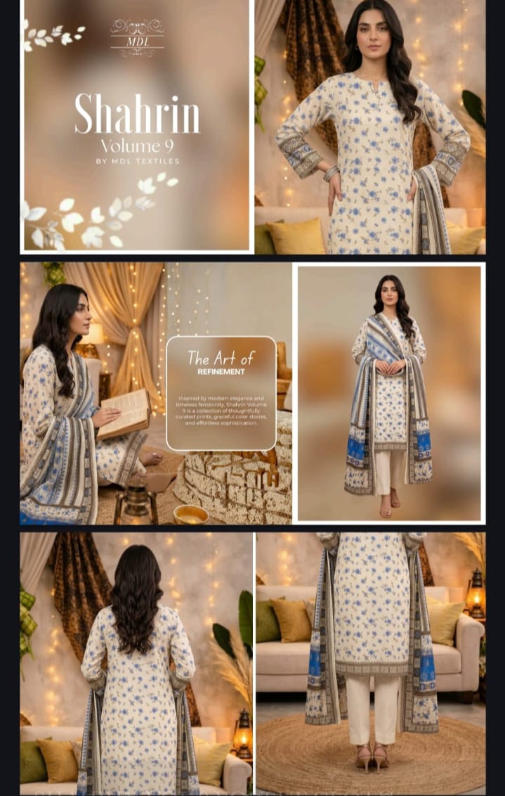 Purple Printed 3 Piece Women's Suit | Luna Grace Collection